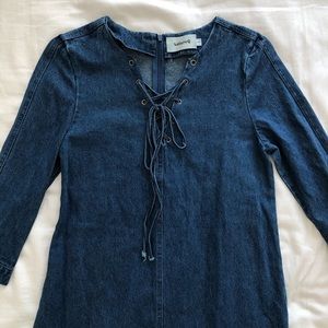 NATUREQ DENIM DRESS